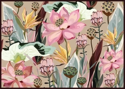 Puzzle Fiori: Loti e Protea 1000 pezzi