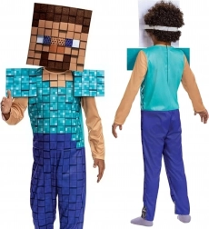 Costume per bambini Steve di Minecraft 127–136 cm (7–8 anni)