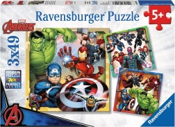 Puzzle Ravensburger Marvel Avengers 3x49 pezzi