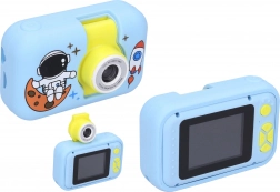 fotocamera digitale per bambini con obiettivo ribaltabile e custodia in silicone – foto 40 MP, video Full HD