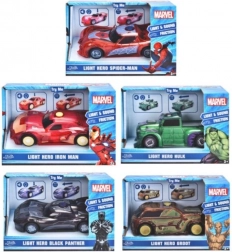 macchinina MARVEL 1:32 con luce e suono, mix di modelli
