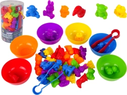 Gioco educativo Montessori per imparare a contare – Animali dello zoo