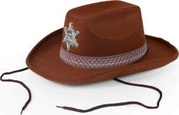 Cappello da cowboy per bambini con stella da sceriffo
