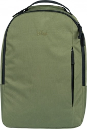 baagl zaino earth khaki in materiale riciclato 18 l