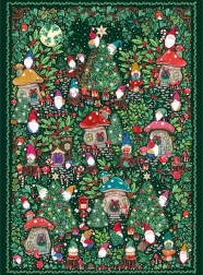 Puzzle Gibsons The Art File: villaggio natalizio 1000 pezzi