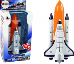 Razzo spaziale e navetta spaziale in metallo con effetti luce e suono AEROSPACE