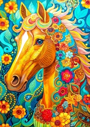 Puzzle Criniera Fiorita 1000 pezzi