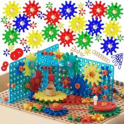 Set di ingranaggi e pulegge MASTERKIDZ STEM, 198 pezzi