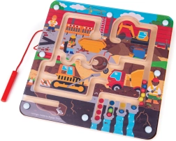 Labirinto magnetico cantiere Bigjigs Toys
