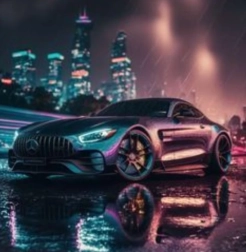 Pittura diamantata mercedes-benz 30 × 40 cm