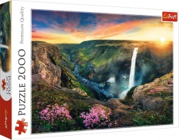 Puzzle 2000 pezzi Cascata Haifoss, Islanda