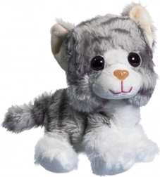 Gattino Grigio di Peluche 17 cm