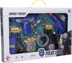 Set di armi da polizia per bambini 18 cm con effetti sonori