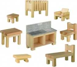 Mobili in miniatura in legno CREATIVE KITS