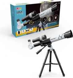 telescopio astronomico per bambini con treppiede e clip per telefono