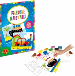 Quadri di sabbia - Barca, auto