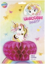 Decorazione da tavolo unicorno 20 cm