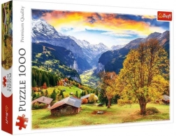 Puzzle 1000 pezzi – pittoresco villaggio alpino Trefl