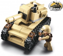 Sluban Army 8-in-1 carro armato – mini set di costruzione