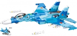Sluban mattoncini Model Bricks caccia SU-27 2 in 1