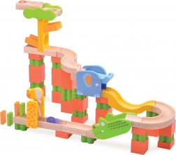 Wonderworld pista di biglie in legno Safari