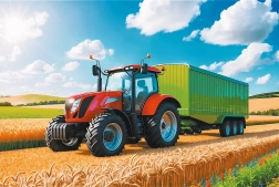 Puzzle Trefl Tecnica Agricola 100 pezzi