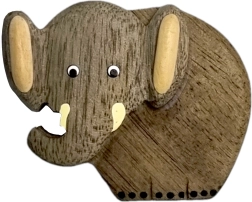 Magnete in legno elefante di profilo 2Kids Toys