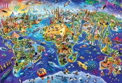 Puzzle Pazzo Mondo 2000 pezzi EUROGRAPHICS