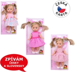 Bambola con suono ceco, 3 colori