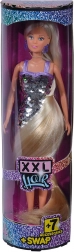 Bambola Steffi Love con capelli extra lunghi XXL e abito con paillettes