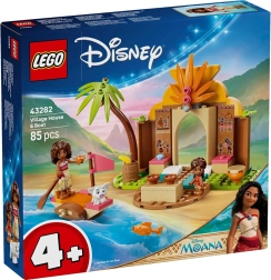 LEGO Disney Vaiana Casa del villaggio e barca