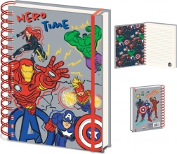 Blocco ad anelli A5 AVENGERS Hero, a righe