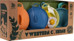 Set da cucina per bambini in bioplastica – 12 pezzi