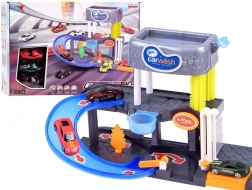 Autolavaggio a due piani con acqua corrente, ascensore ed effetti