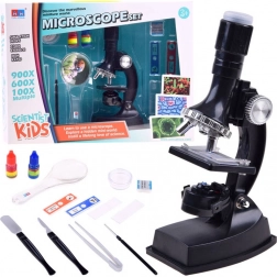 grande set microscopico educativo per il giovane scienziato