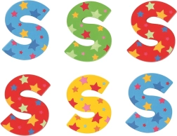 Bigjigs Toys Lettera in Legno Stella S