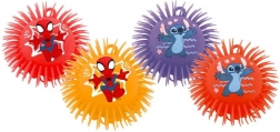 Palla di gomma pelosa 230 mm – SPIDEY e STITCH (mix di motivi)