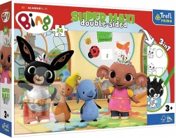 Puzzle Super Maxi double face Bing e amici