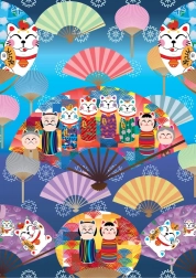 puzzle mondo kokeshi 1000 pezzi