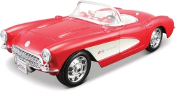 Maisto 1957 Corvette kit di montaggio modello auto 1:24