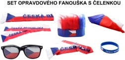 Set da tifoso Repubblica Ceca con cerchietto