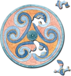 Puzzle rotondo CURIOSI Picoli Monello 33 pezzi