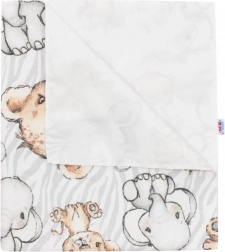 Telo/flanella impermeabile NEW BABY Zoo