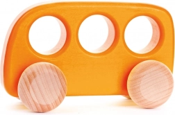 Autobus di legno arancione