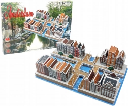 Puzzle 3D Distretto dei Canali di Amsterdam 107 pezzi