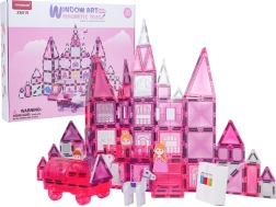 Costruzioni magnetiche da colorare Principessa Rosa, 126 pezzi