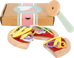 Set pizza in legno SMALL FOOT per bambini
