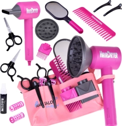 Set da parrucchiera per piccole stiliste con accessori