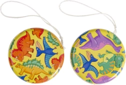 Yo-yo in metallo a tema dinosauri