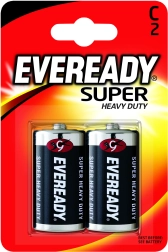 Energizer Eveready Super Heavy Duty batterie C (R14) 1,5 V – 2 pz